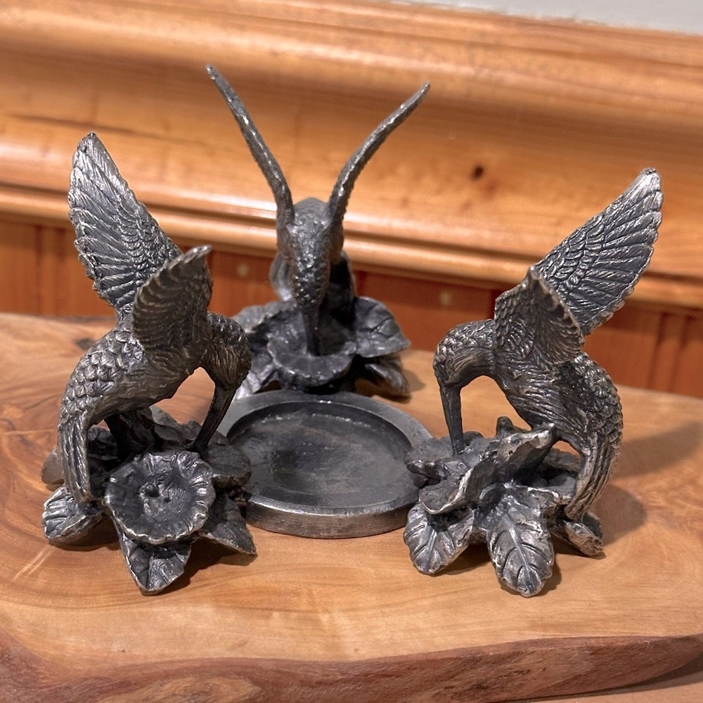 Hummingbird Tea Light Candle Holder
